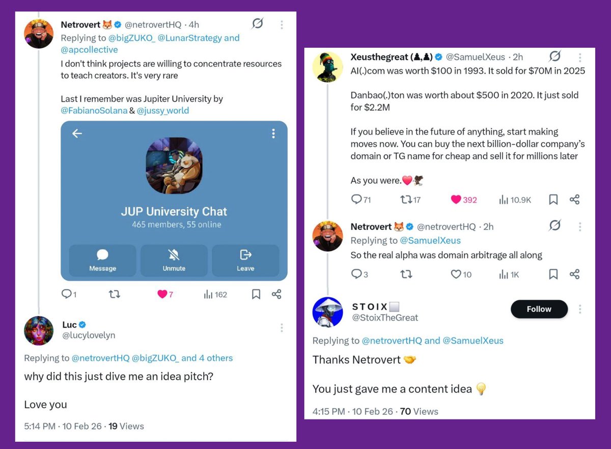 giving value isn’t limited to tweeting, guys

you can also drop valuable comments that others  can learn from 

contribute to +ve conversations

not the diabolical ones

🦊🧡