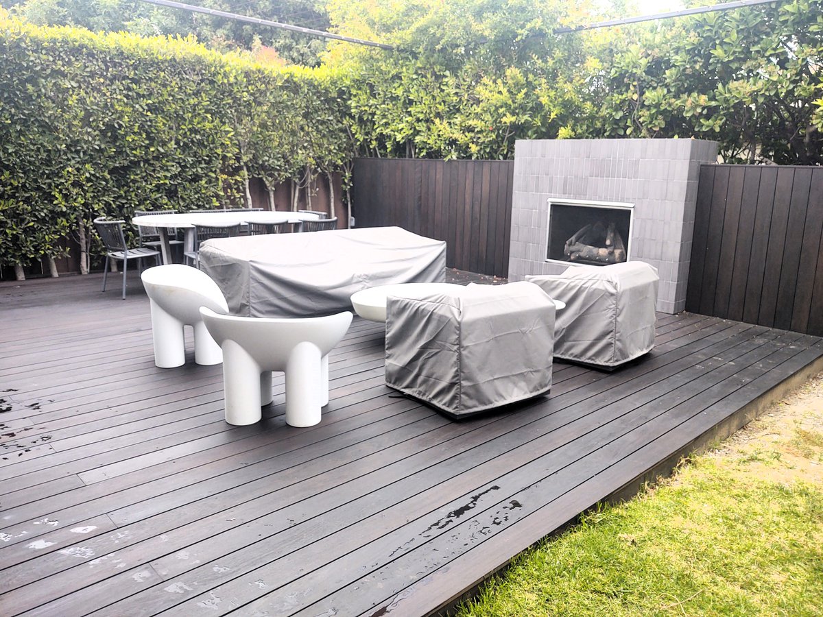 Getting the deck summer-ready before the season hits. Clean lines, cool tones, and a space for long evenings and warm weather fun—just add people. ☀️🌿  
CSL #907689  
#YourDeckBuilder #SummerReady #OutdoorLiving #DeckSeason #BackyardVibes #ModernDeck