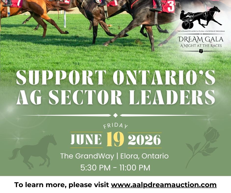 Support the next generation of agri-food leaders by becoming a sponsor of the 2026 AALP Dream Gala or by donating an item to the Dream Auction. Showcase your business alongside leadership and legacy. Visit aalpdreamauction.com to learn about the ways you can get involved.
