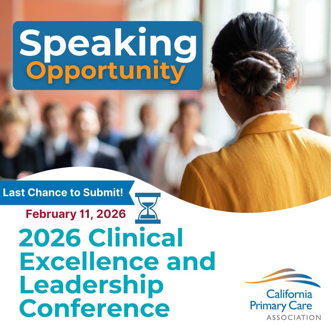 CPCA's tweet image. ⌛LAST CHANCE to submit your abstract for the 2026 Clinical Excellence &amp;amp; Leadership Conference❗📅 Abstract Deadline: Tomorrow, February 11, 2026 ❗⚠️ 👉 Click the link below to submit your abstract before it's too late! ow.ly/i4Oe50Yc2Ca