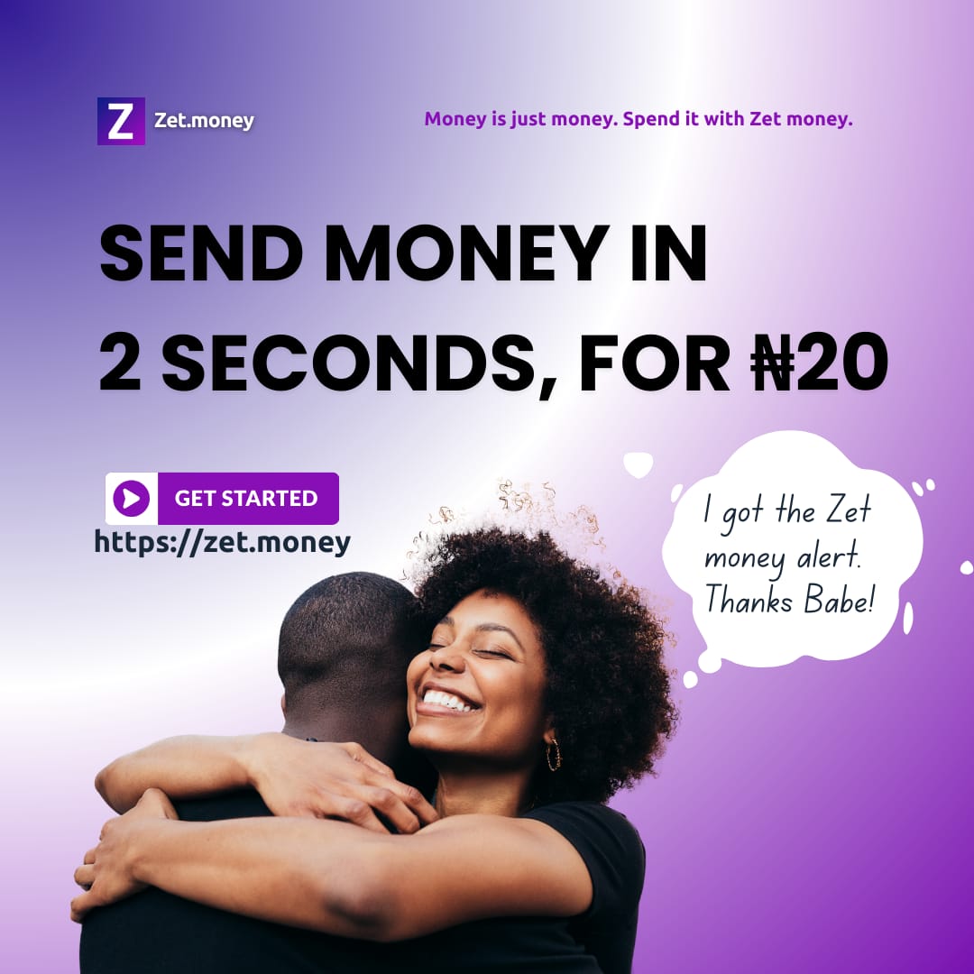 Transaction fees in Nigeria:

Banks → ₦50–₦150
Most fintechs → ₦10–₦26
Crypto exchanges → ₦100–₦10,000

Zet → ₦20

Plus zero fees for airtime.

Near-zero fees shouldn’t be a perk.
That’s the standard.