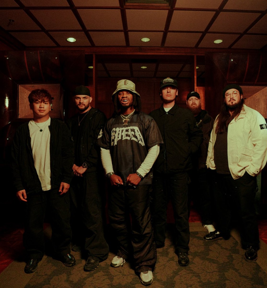 SOTSPodcast's tweet image. Knocked Loose and Denzel Curry stun in new photo.

📷 Jared Leibowitz