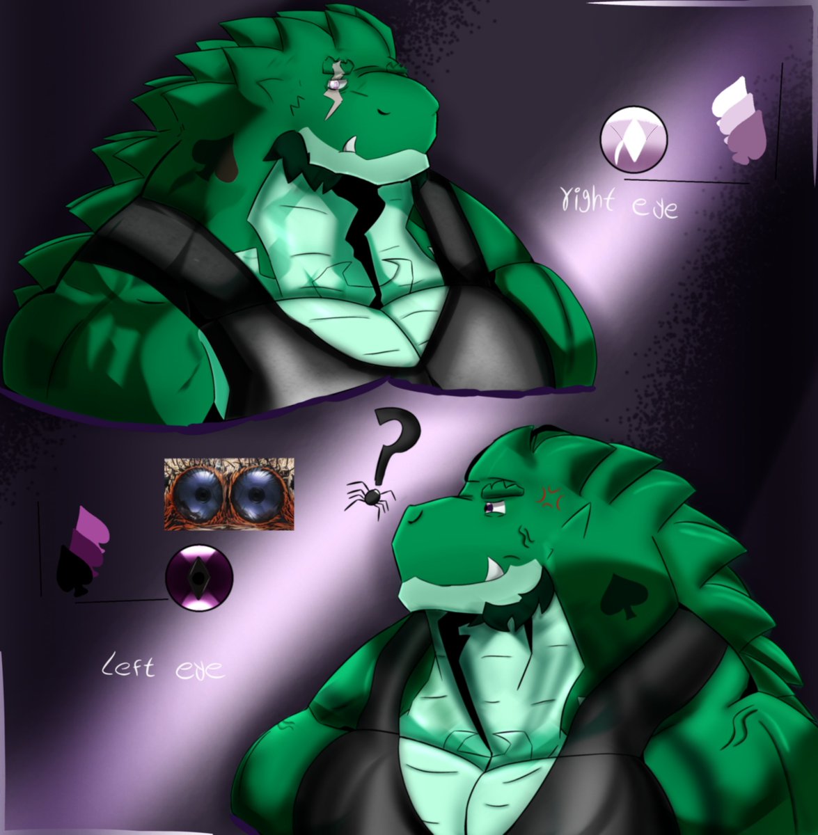 Sin la gorra 👩🏻‍🦲🧢

(ojos iguales de nocturnos que los de una araña, que les parece? 👀🕷)