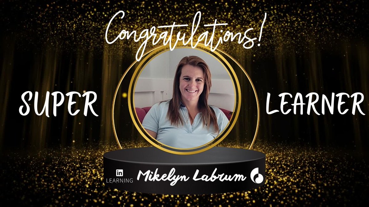 Congratulations to our Annual Super Learner, Mikelyn Labrum! In 2025, Mikelyn truly lived our value Stay Hungry by prioritizing continuous learning and investing in herself through LinkedIn Learning. Her dedication to leveling up her skills is inspiring.