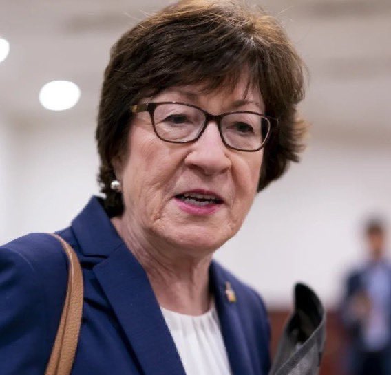 Chicago1Ray's tweet image. Susan Collins voted against Hegseth Kashl &amp;amp; the Big Beautiful Bill

Raise your hand ✋️ if you want (RNC) @ChairmanGruters to deny her campaign for reelection a dime of the money WeThePeople send the RNC

Gruters is tagged, let him know, not one cent to Collins.. he'll see this