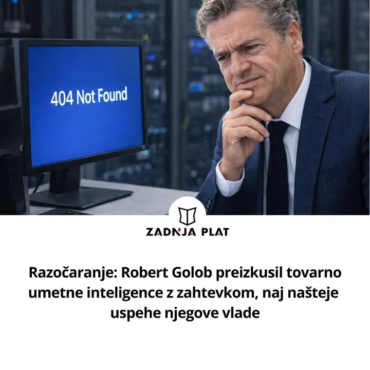 "Not Found??? Ma kako ne najde? Ma bomo zahtevali reklamacijo!" #golob #vlada #rezultati #uspeh #davki #prispevki #kriminal #korupcija #kpk