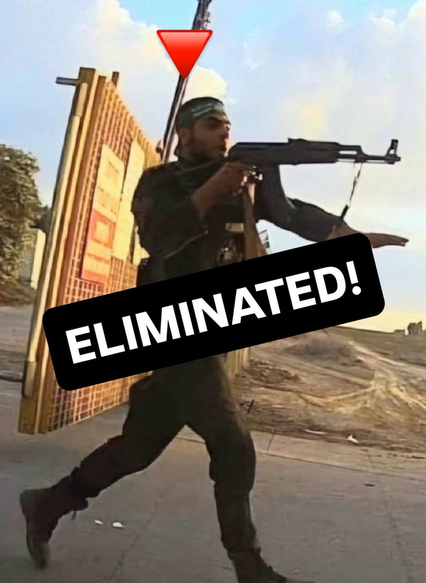 Remember the Hamas terrorist who invaded Israel on October 7, chased two young Israeli women, and executed them at point-blank range?

He was eliminated by the IDF last night in Gaza.

There’s nowhere to hide, Israel will find them all.