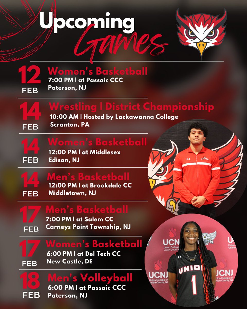 UCNJ Owls Athletics tweet media