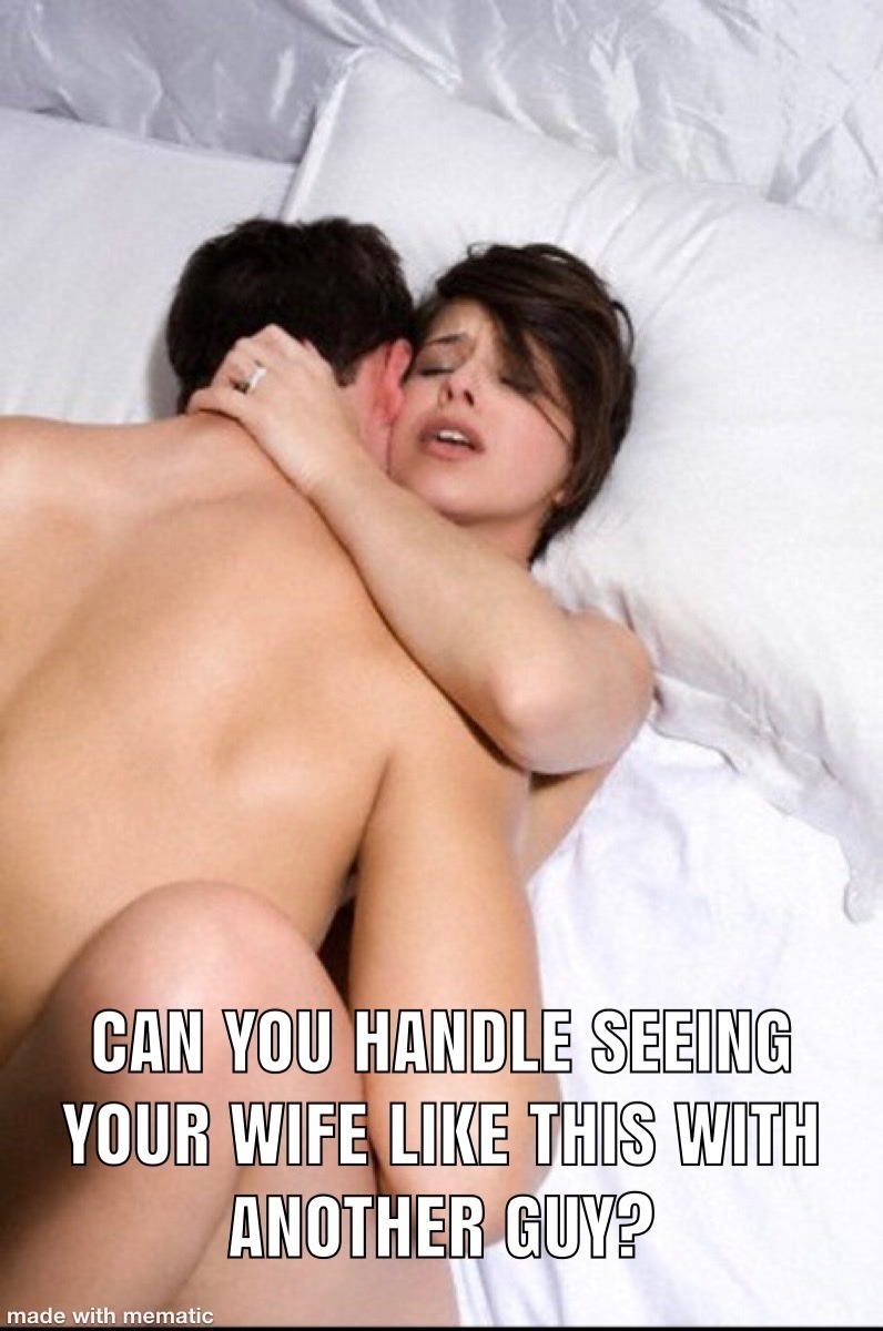 You think you can handle it but it's certainly a lot different when it's happening for real. #hotwife #cuckold