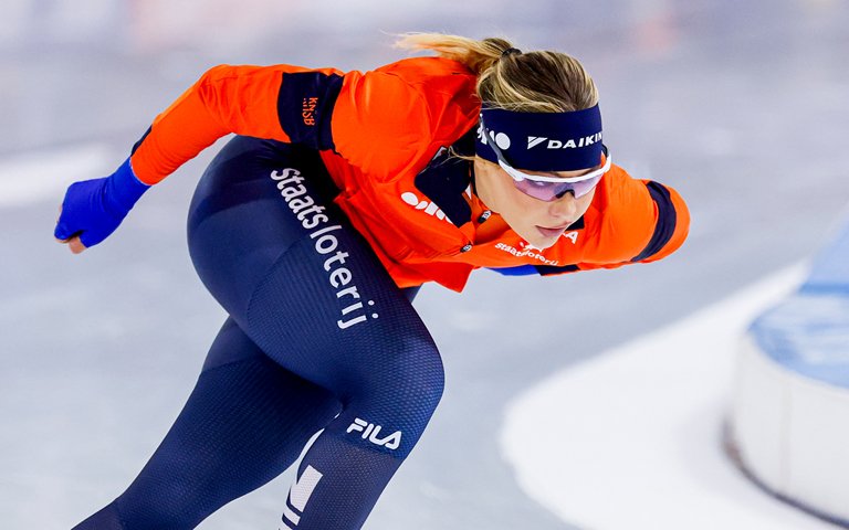 Flying Dutch woman wins gold. #juttaleerdam #Olympics2026