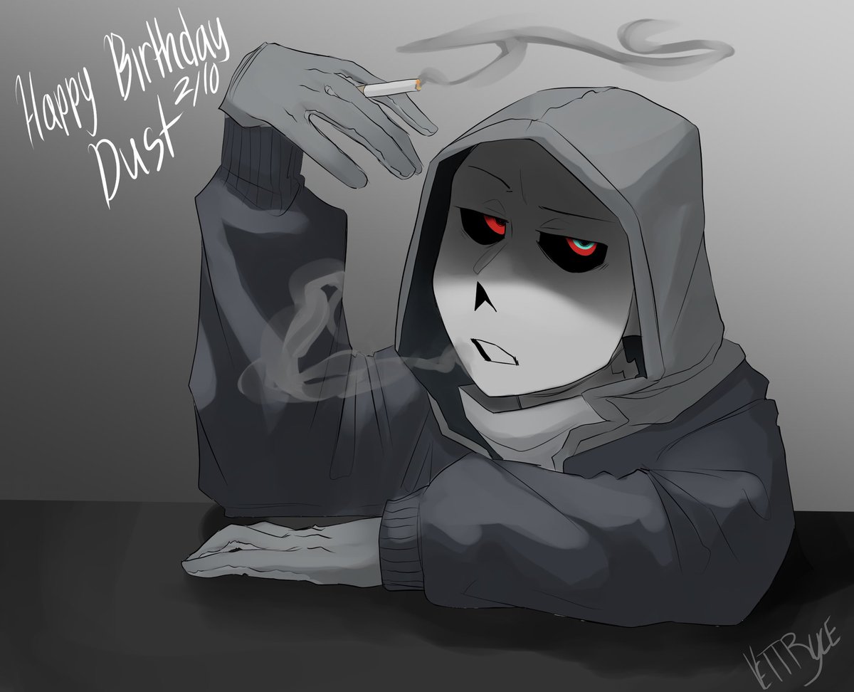 Vettryce's tweet photo. Happy birthday Dust
This is rlly quick urghh, I didn’t have time to do a better drawing cause I’ve been working alot of night shifts :(
#DustSans #dusttale #utmv #UTAU #sansau https://t.co/eTiYEUqYHZ