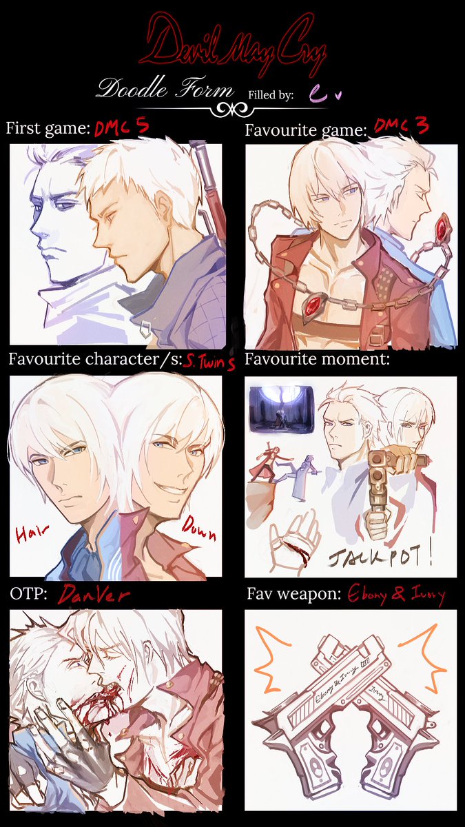 wholemeal__'s tweet photo. When I was in the dmc fandom I drew alot of emotional🔞🩸 incest art of #danver...n I still think it was 1 of my best art periods in my life..I rly poured 💖 I look back n wonder how did I cook ...what was I on..I think i was just excited to draw..yes that was it..I need that bac https://t.co/4dyCuZX316