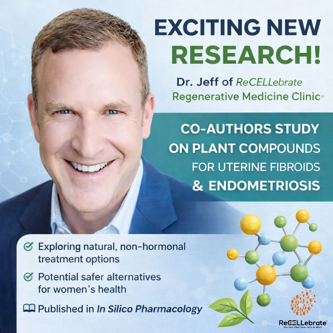 📢 New Research Spotlight!

Dr. Jeff of ReCELLebrate is a co-author on a newly published study in In Silico Pharmacology 🧬✨ 

👉 Read the full article: tinyurl.com/y6eu26wd

#WomensHealth #RegenerativeMedicine #Fibroids #Endometriosis #ReCELLebrate #phytonutrients #DRJEFF