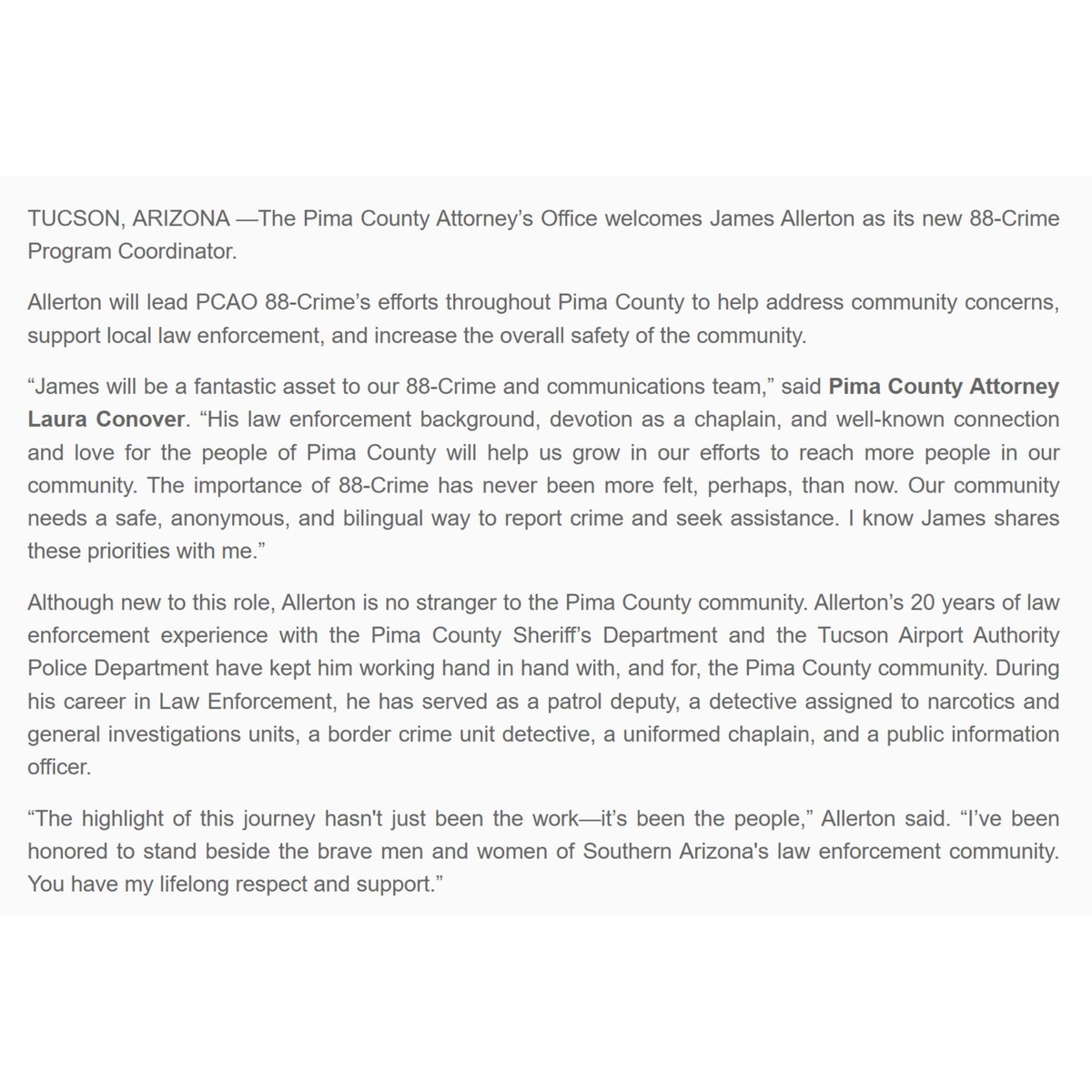 Pima County Attorney tweet media