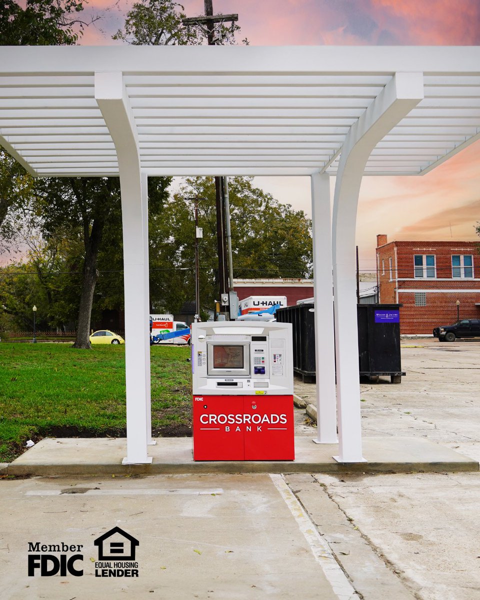crbanktx's tweet photo. Our ATMs are available when you need quick and convenient access.

Easy. Secure. Reliable. 🏧💳🔐

🌱 GROWING OUR FUTURE TOGETHER

𝐌𝐞𝐦𝐛𝐞𝐫 𝐅𝐃𝐈𝐂 | 𝐄𝐪𝐮𝐚𝐥 𝐇𝐨𝐮𝐬𝐢𝐧𝐠 𝐋𝐞𝐧𝐝𝐞𝐫

#CrossroadsBank #ATMAccess #BankingConvenience https://t.co/NlbGmC34Ju