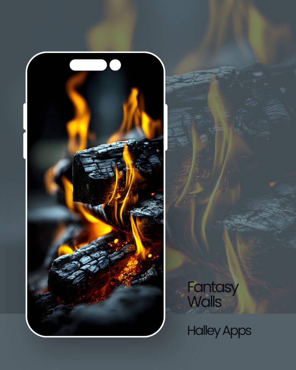 Halleyapps's tweet image. Thermal texture analysis. Notice the subsurface scattering simulation on the charred wood. It is not just fire it is the physics of heat dissipation. 

#Texture #Fire #Details