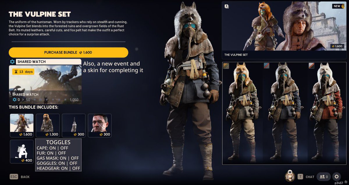 BuzzNick's tweet image. А ще, в Арк Рейдерс нарешті додали скін, який нам вже місяці два тизерили. Зайдіть в гру і самі подивіться, бо виглядає цікавіше ніж на картинці 

#аркрейдерс #ArcRaiders #ігри #ембарк #embark