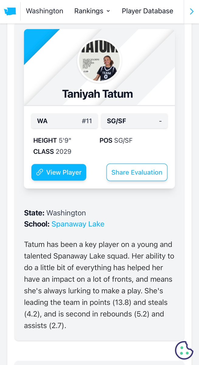 Taniyah Tatum tweet media