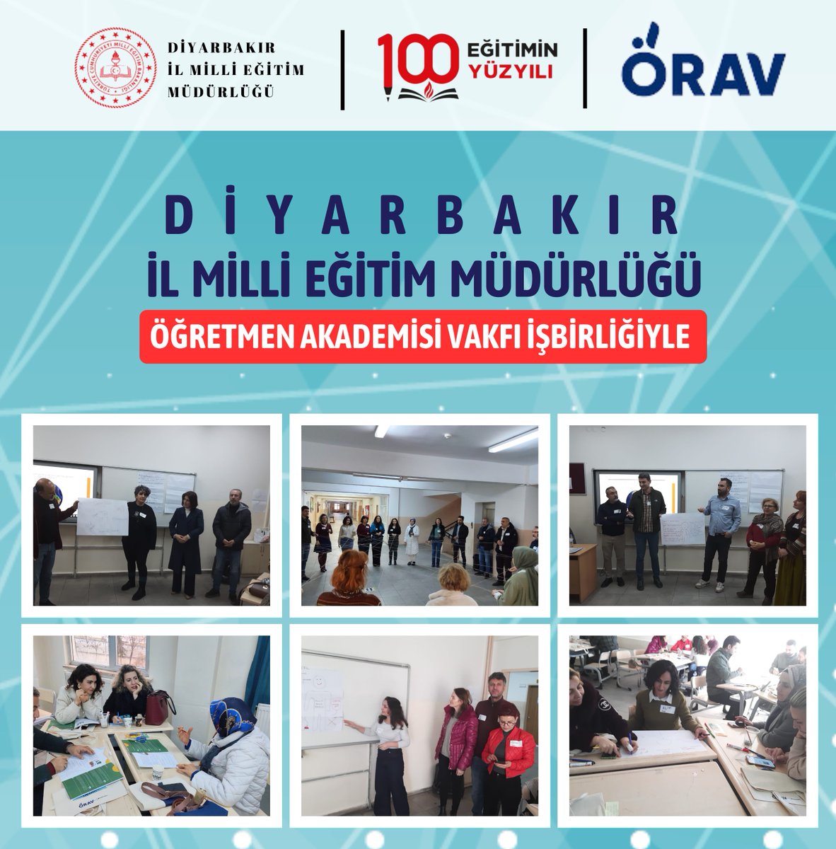 🌱 Sürdürülebilir Çevre Eğitimleri

Müdürlüğümüz ARGE Birimi ile Öğretmen Akademisi Vakfı (ÖRAV) iş birliğinde; Bakanlığımızın “Mavi Yeşil Vatan” ve “Benim Okulum Geleceğe Çare” projeleri doğrultusunda planlanan Sürdürülebilir Çevre Eğitim Atölyeleri başarıyla tamamlandı. 🌍

📘