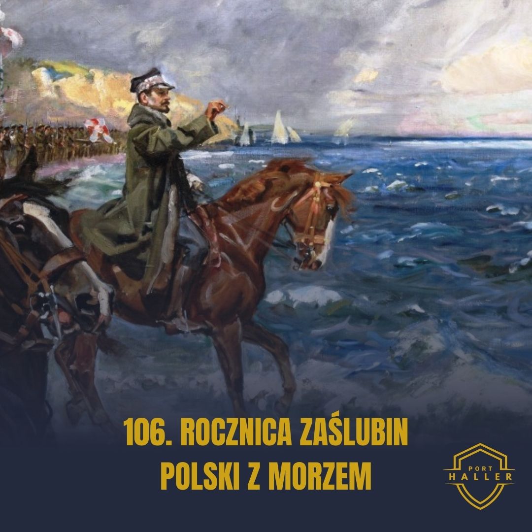 🌊106. rocznica Zaślubin Polski z Morzem - wydarzenie, które 10 lutego 1920 r. w Pucku stało się symbolem powrotu Polski nad Bałtyk po 123 latach zaborów. Akt dokonany przez gen. J. Hallera był nie tylko gestem patriotycznym, ale także początkiem wizji silnego państwa morskiego🇵🇱