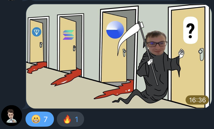 kingyru's tweet photo. Is there something wrong with me? I joined TON, and it went downhill, and the employees were let go. Now the same thing is happening at Base. Could it be me? Am I breaking standards and blockchains? 🤣 https://t.co/QABFdiljnH