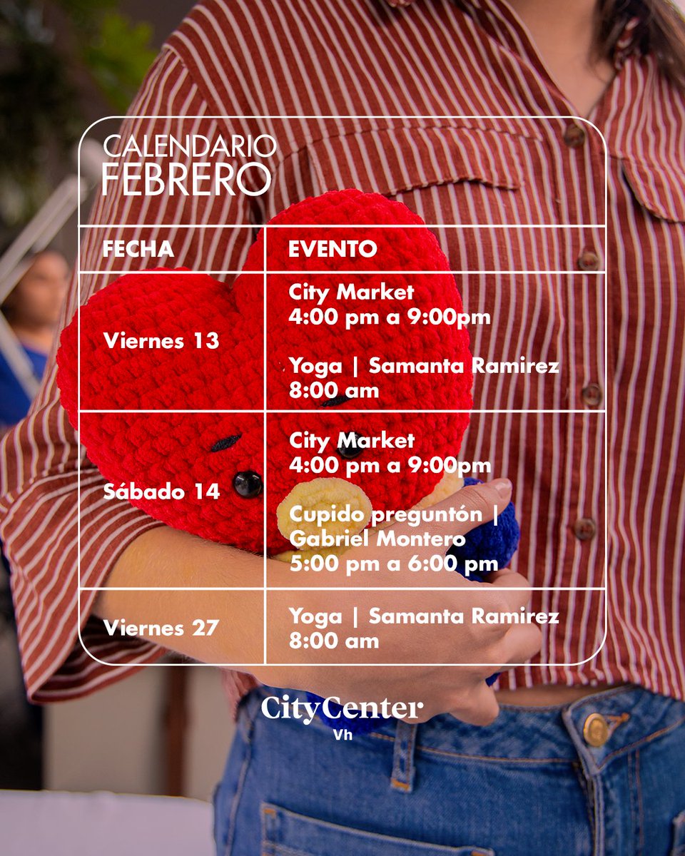 Siempre hay algo que vivir🌟
Descubre los eventos del mes y acompáñanos en cada experiencia✨