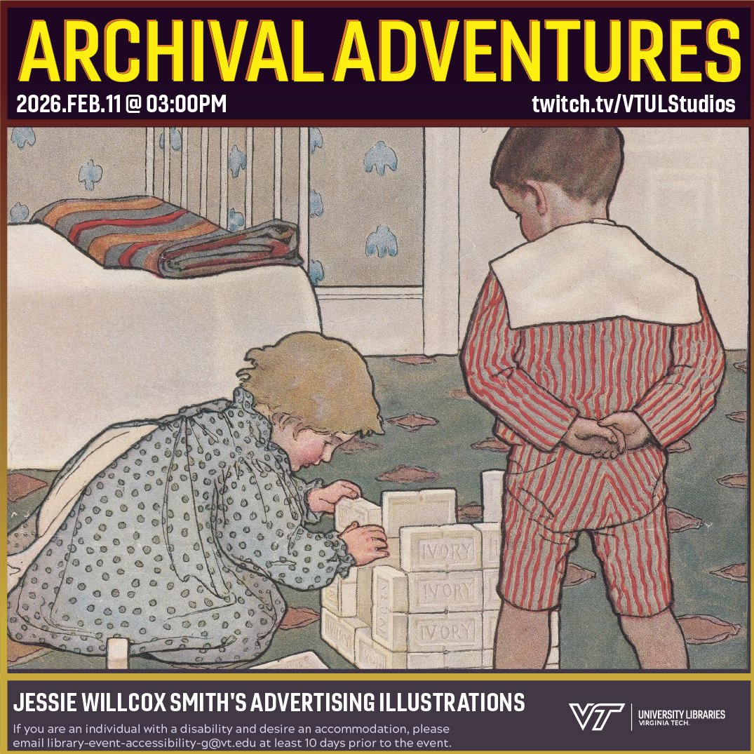 VT Libraries tweet media