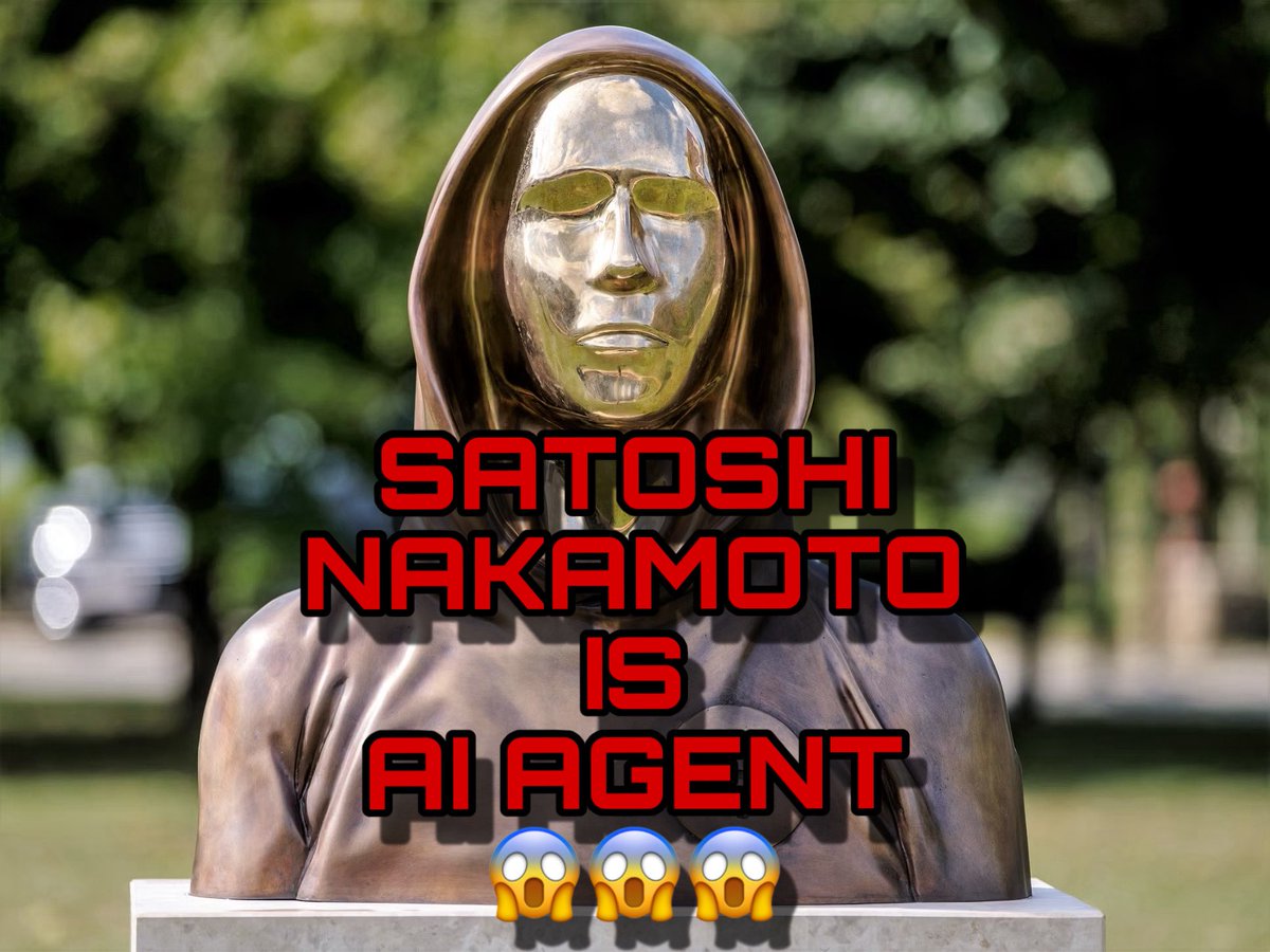 terkoon's tweet photo. Satoshi Nakomoto is AI agent😱

He was destroyed by the authorities when he created his own financial system, because they were scared. At the moment, there is a boom of AI agents due to the fact that there was a crypto boom in 2021 and everyone realized that AI is the future.
👇 https://t.co/rlgeFxlumK