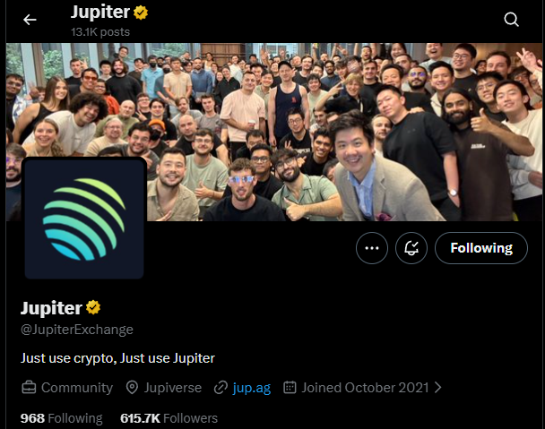 <a href="/JupiterExchange/">Jupiter</a> 
Knock Knock Knock