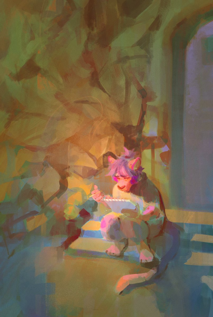 couldn't sleep so painted my  heart out