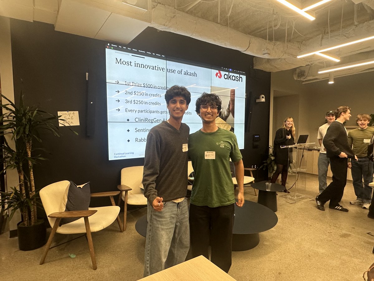 Meet the teams behind the most innovative AI agents deployed on Akash during the Continual Learning Hackathon ↓