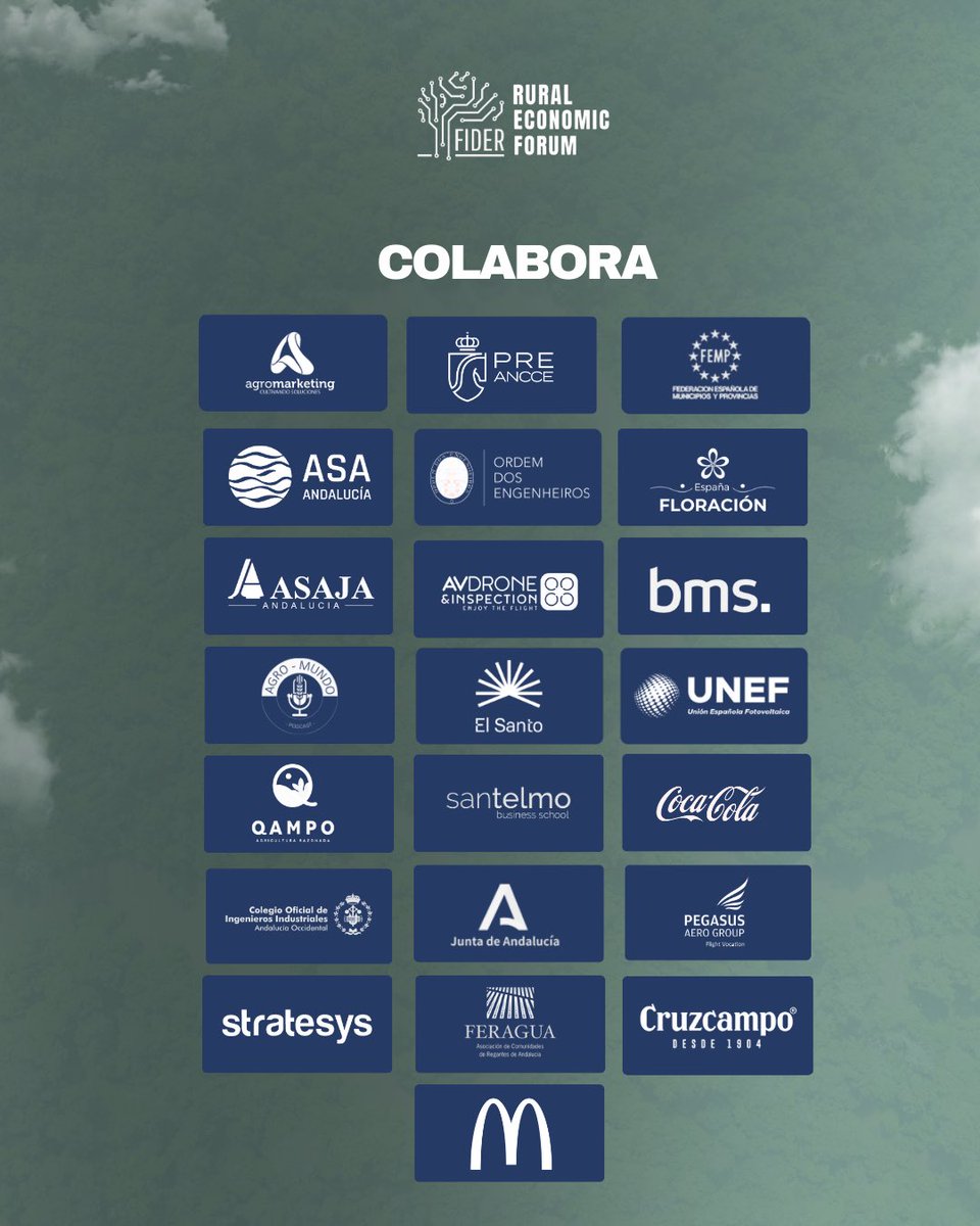 La gestión agroambiental es clave para entender la evolución del territorio. En FIDER, Francisco Castro Rego participará en la ponencia magistral dedicada a este ámbito.
Patrocina PEGASUS AERO GROUP.
🎟️ Entradas: fiderglobalforum.com
📍 Sevilla | 12–13 feb 2026
#FIDER2026