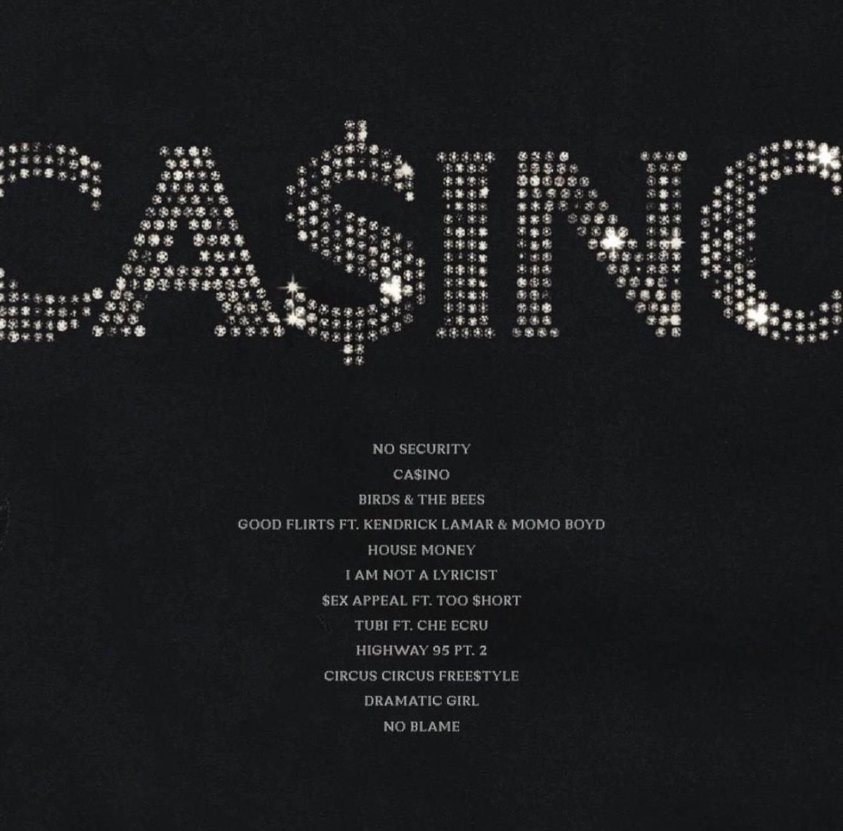 BABY KEEM
CA$INO (TRACKLIST)
FEBRUARY 20