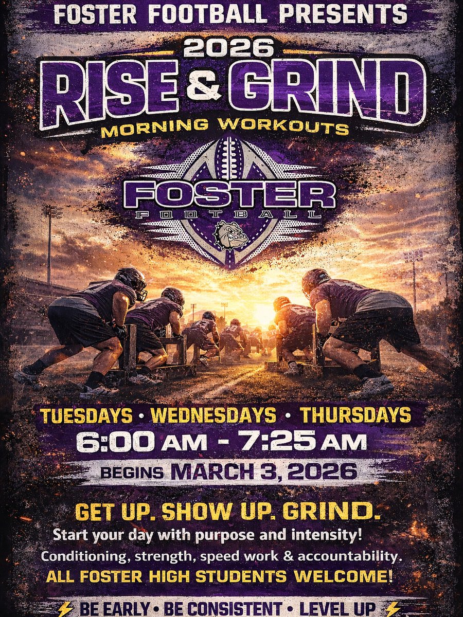 Foster High School Football tweet media