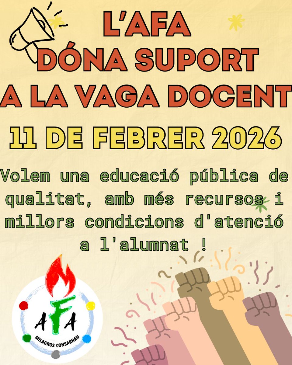 La vaga educativa de demà pot ser històrica. La comunitat educativa està farta de burocràcia, de manca de recursos, de la incompetència de l'administració,...
Alguna cosa està canviant, i per fi les famílies donen suport al professorat.
Si fos mestre, també faria vaga.