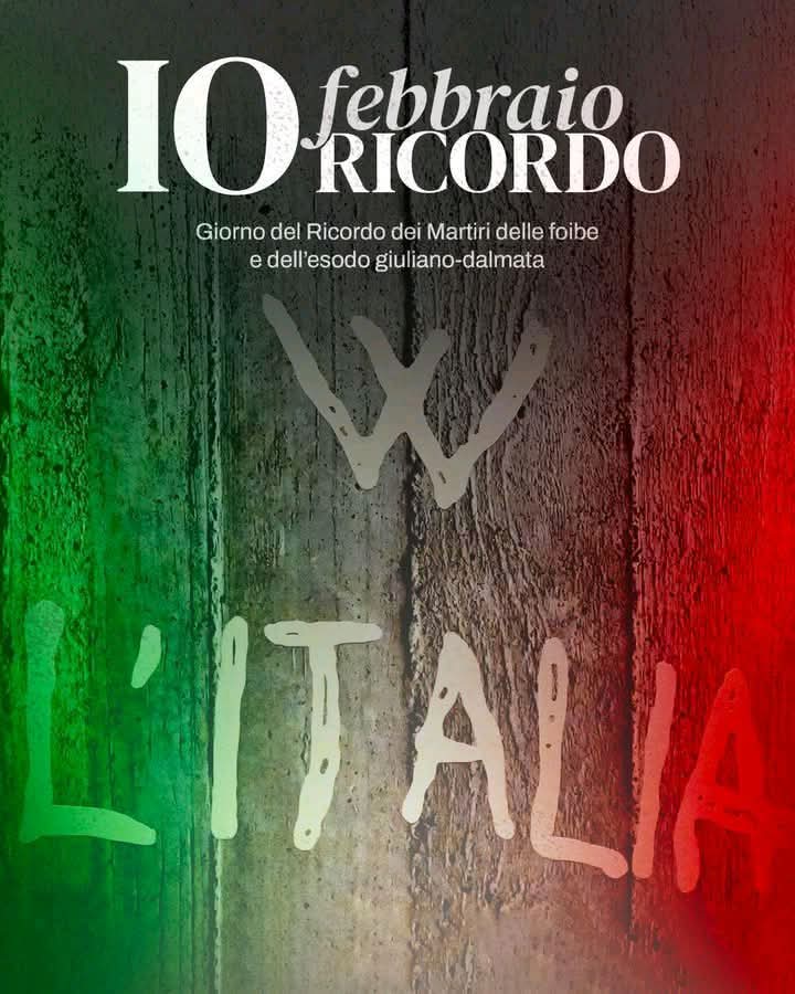 #10febbraio Un dovere non dimenticare. Oggi... sempre. 🇮🇹🇮🇹🇮🇹