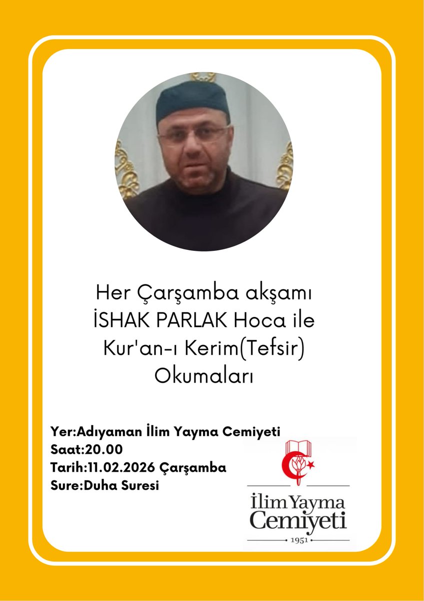 Tefsir Sohbetinde Buluşmak Dileğiyle