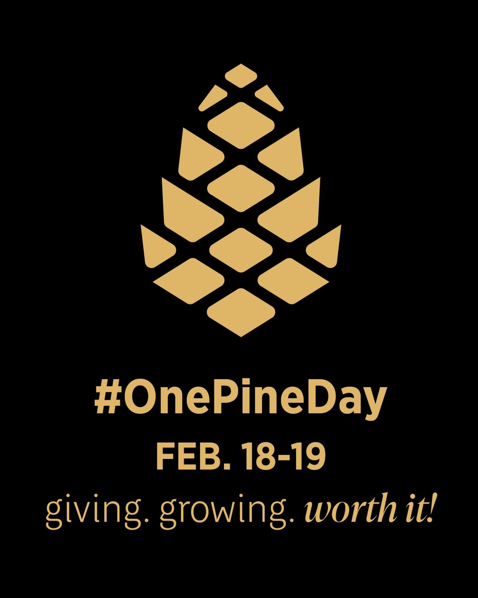 whitworth's tweet photo. Save the date! Whitworth’s annual day of generosity is right around the corner! 🌲

Mark your calendar for One Pine Day on Wednesday, Feb. 18. When we give together, our impact grows.

Giving. Growing. Worth It.

🔗 Learn more at https://t.co/jBRZZzsWjt. https://t.co/7iKcPLj24D