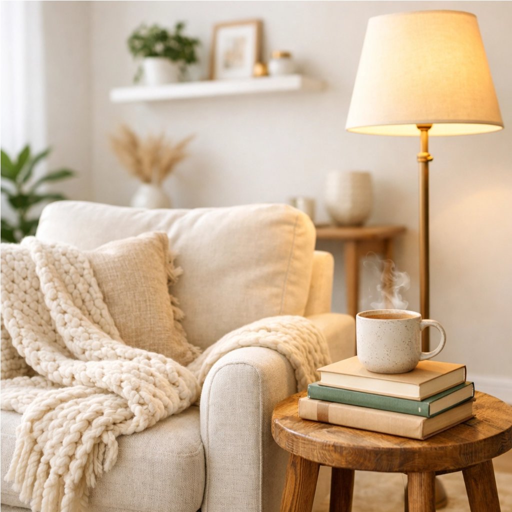 Incomfortstore's tweet image. A cozy corner isn’t just a space—it’s a feeling 🤍 Create your comfort haven with soft textures, warm lighting, comfy seating, and stylish storage. Find effortless cozy at Live in Comfort Store.
 liveincomfortstore.com/shop/
#CozyHome #LiveInComfort