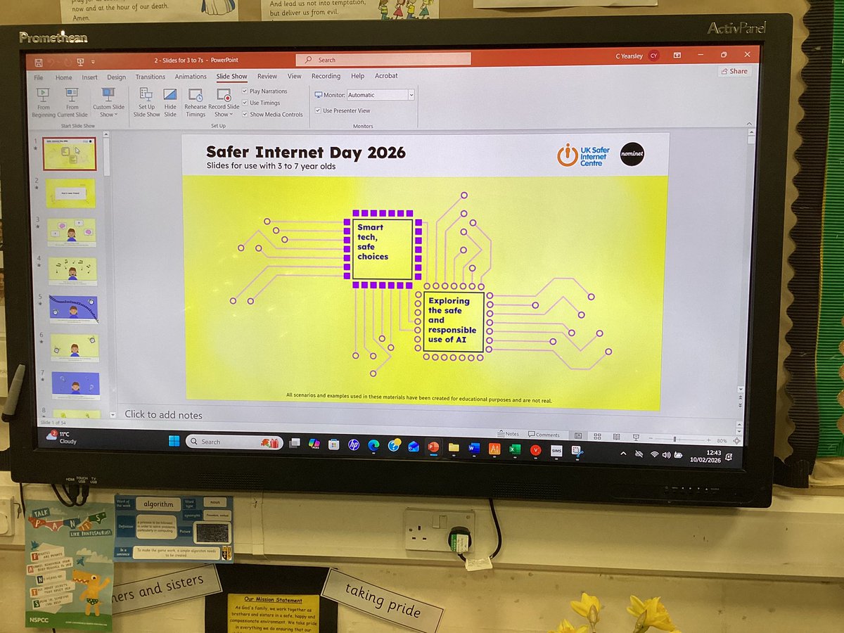 HolyFamilyYear1's tweet photo. Today in computing we looked at following and creating simple instructions on the computer. For safer internet day we talked about AI, how it can help us and how it makes us feel. #computinghfb10 https://t.co/zCIJRySJ46