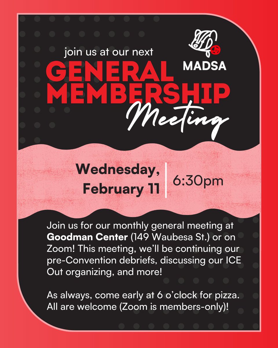 Madison DSA tweet media