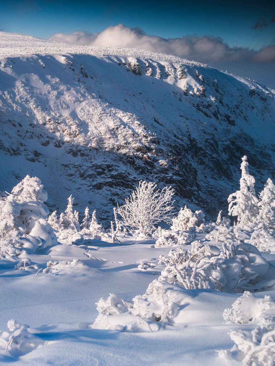 Karkonoskie zimowe kontrasty i tekstury, 5.01.2026.