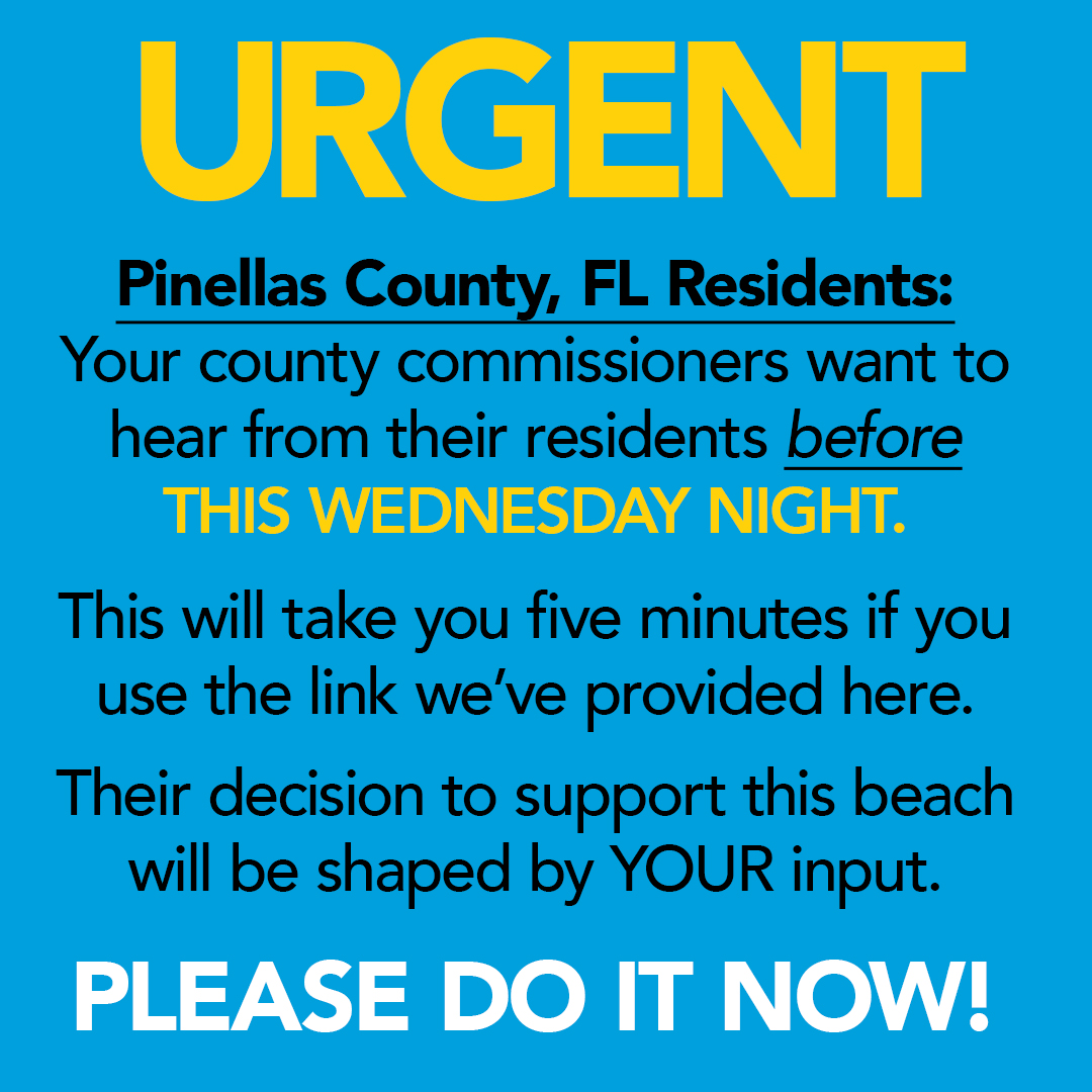 GO HERE:  tbfb.org/Letter-Writing…. If you know a Pinellas County resident who supports clothing-optional beaches, please make sure they see this.
