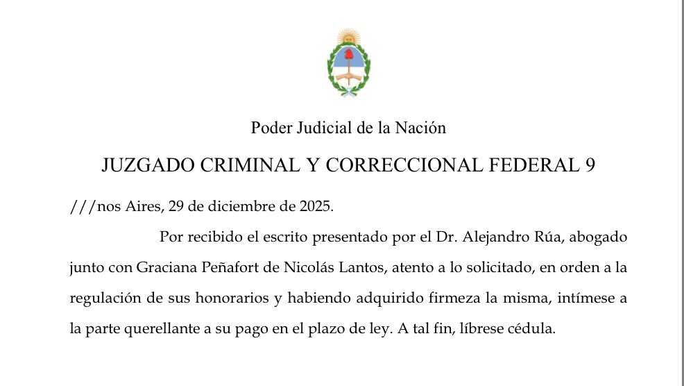 Pague lo que debe, Sr. Presidente <a href="/JMilei/">Javier Milei</a> 👇