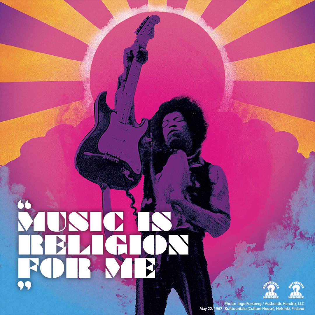 "𝙼𝚞𝚜𝚒𝚌 𝚒𝚜 𝚛𝚎𝚕𝚒𝚐𝚒𝚘𝚗 𝚏𝚘𝚛 𝚖𝚎"
~ #JimiHendrix