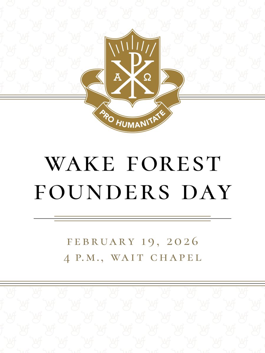 Wake Forest University tweet media