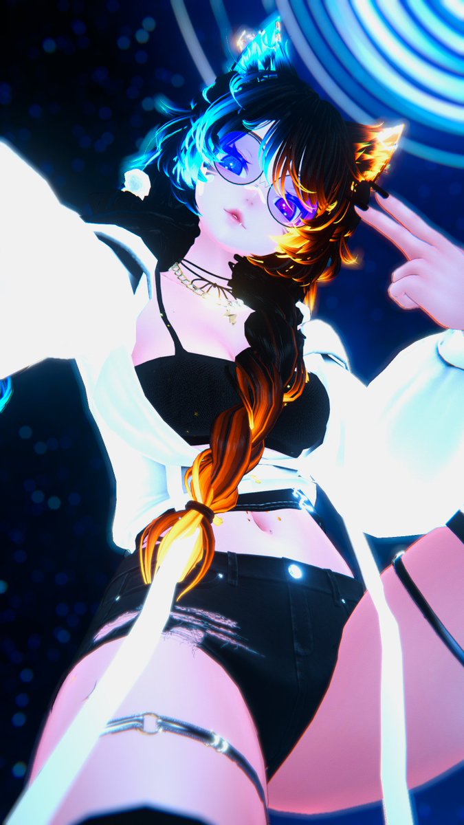 Hit your head too hard? 💙🧡