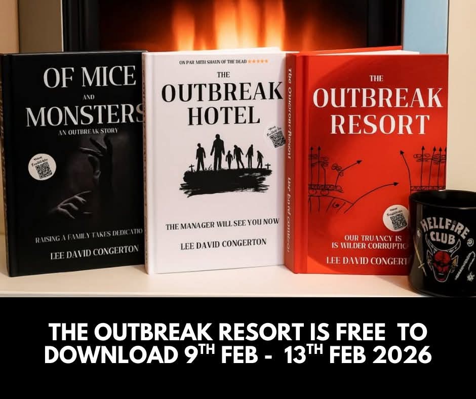HotelOutbreak's tweet image. 🚨 FREE eBook 🚨

Post-apocalyptic chaos, dark humour, monsters &amp;amp; heart.
💥 Also 99p/99c:
• The OutBreak Hotel
• Of Mice and Monsters
👉 UK: amazon.co.uk/dp/B0FQ5BMNP2�
👉 US: amazon.com/dp/B0FQ5BMNP2�
#FreeEbook #BookDeal #PostApocalyptic #IndieAuthor #HorrorBooks