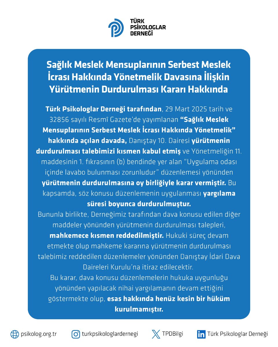 Türk Psikologlar Derneği tweet media