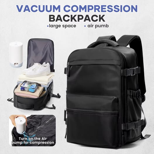 vacationtravelg's tweet image. Meet the Vacuum Compression Backpack — the game-changing travel bag that lets you fit way more without bulky luggage! Just pack, compress, and go. Perfect for weekend trips, business travel, gym days, or school.

#smartpacking #travelhacks #backpacklife 

vacationtravelgear.com/product/vacuum…